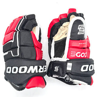 Gant de hockey junior Sherwood Code Encrypt 2 (noir/rouge/blanc)